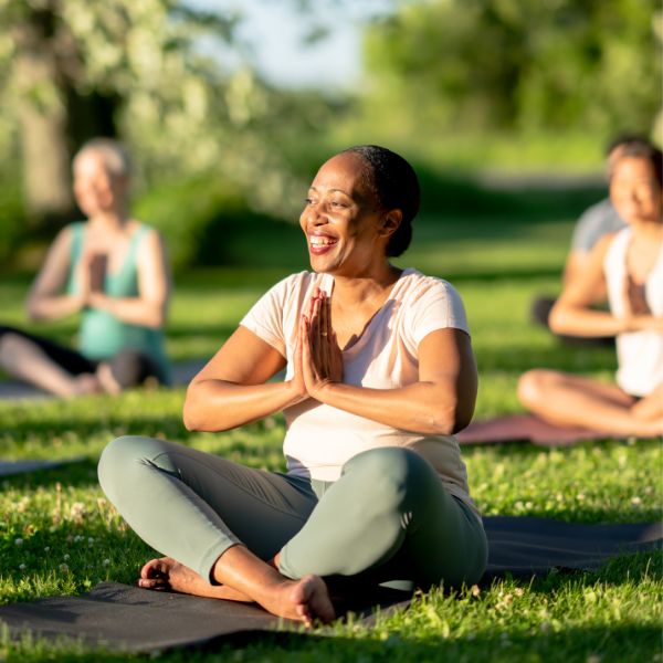Photo yoga en entreprise